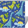 Fun And Playful Dinosaur Shower Curtain With High-Quality Fabric For A Durable And Effective Bathroom Decor