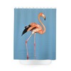 Fun And Playful Flamingo Shower Curtain For A Whimsical Bathroom