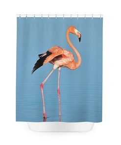 Fun And Playful Flamingo Shower Curtain For A Whimsical Bathroom