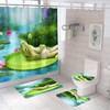 Fun And Playful Frog Shower Curtain - A Perfect Addition To Your Bathroom Decor