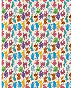 Fun And Whimsical Children'S Dragon Stall Shower Curtain For A Playful Bathroom