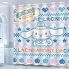 Fun Cartoon Dog Print Decorative Shower Curtain for Your Kids' Bathroom