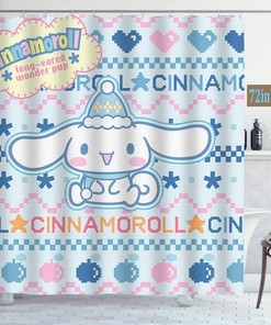Fun Cartoon Dog Print Decorative Shower Curtain for Your Kids' Bathroom