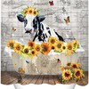Fun Cow Print Shower Curtain - Add Rustic Charm To Your Bathroom