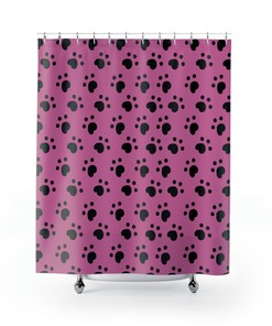 Fun Customized Dog Paws Shower Curtain - Brighten Up Your Bathroom