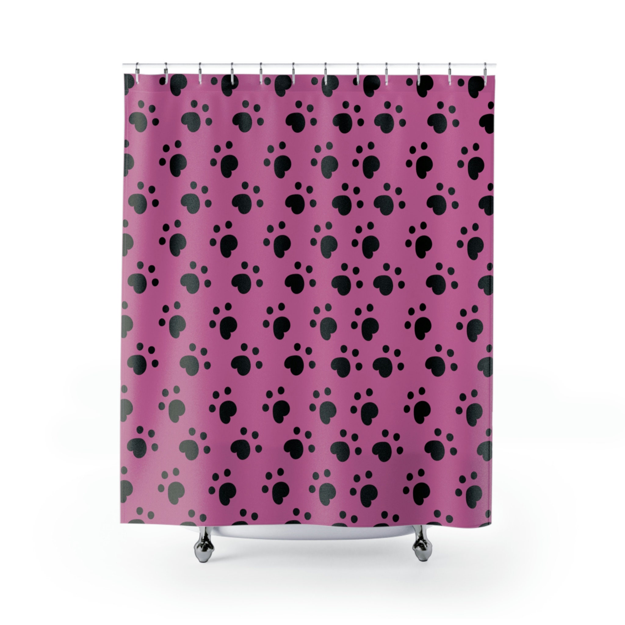 Fun Customized Dog Paws Shower Curtain - Brighten Up Your Bathroom