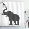 Fun Elephant Patterned Shower Curtain: Add Some Humor To Your Bathroom