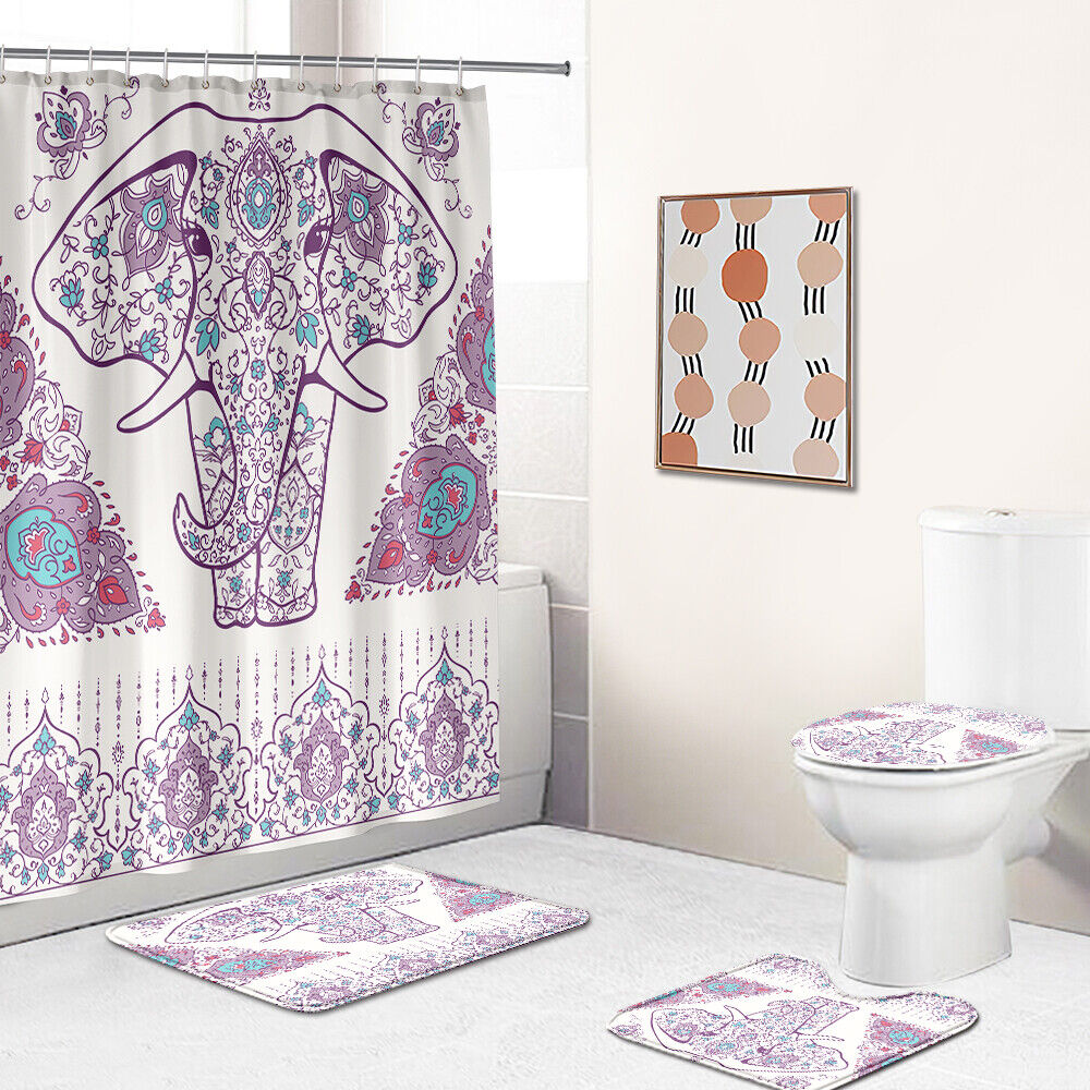 Fun Elephant Shower Curtain For Your Bathroom