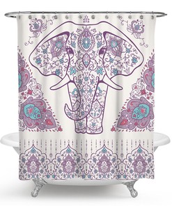 Fun Elephant Shower Curtain For Your Bathroom