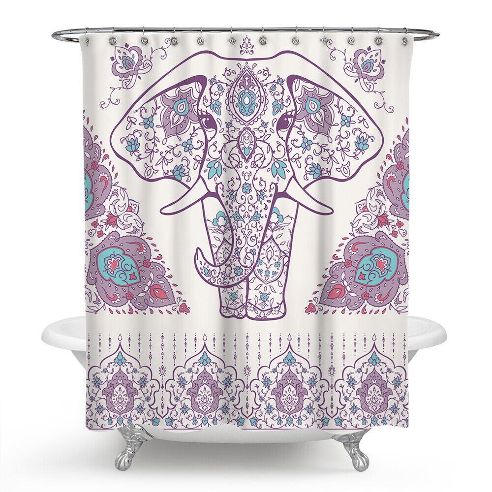 Fun Elephant Shower Curtain For Your Bathroom