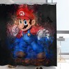 Fun Game Cartoon Shower Curtain for Your Bathroom