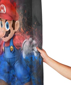Fun Game Cartoon Shower Curtain for Your Bathroom