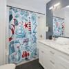 Fun Nautical Themed Shower Curtain for Kids, Teens and Adults - Add Some Whimsical Touch to Your Ocean Inspired Bathroom