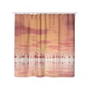 Fun Pink Flamingo Shower Curtain with Flamingo Decor for Retro Bathroom
