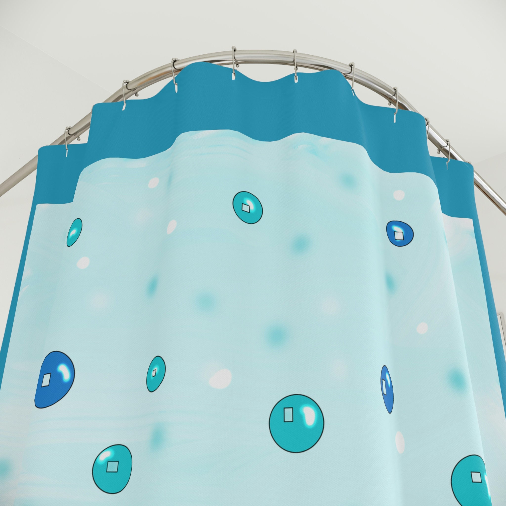 Fun Rubber Duckies Shower Curtain with Original Artwork