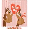 Fun Sloth Design Shower Curtain, Bring a Smile to Your Bathroom 