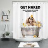 Fun Sloth Words Shower Curtain, Add a Quirky Touch to Your Bathroom 