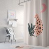 Fun and Exotic Jungle Animal Print Shower Curtain for Kids Bathroom Decor 