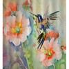 Fun and Playful Cute Birds Shower Curtain for a Kid's Bathroom