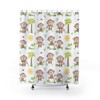Fun and Playful Monkey Shower Curtain - Perfect for Kids Bathrooms 