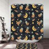 Funny Astronaut Sloth In Space Shower Curtain, Custom Bathroom Decor