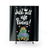 Funny Black Frog Lover Bathroom Shower Curtain