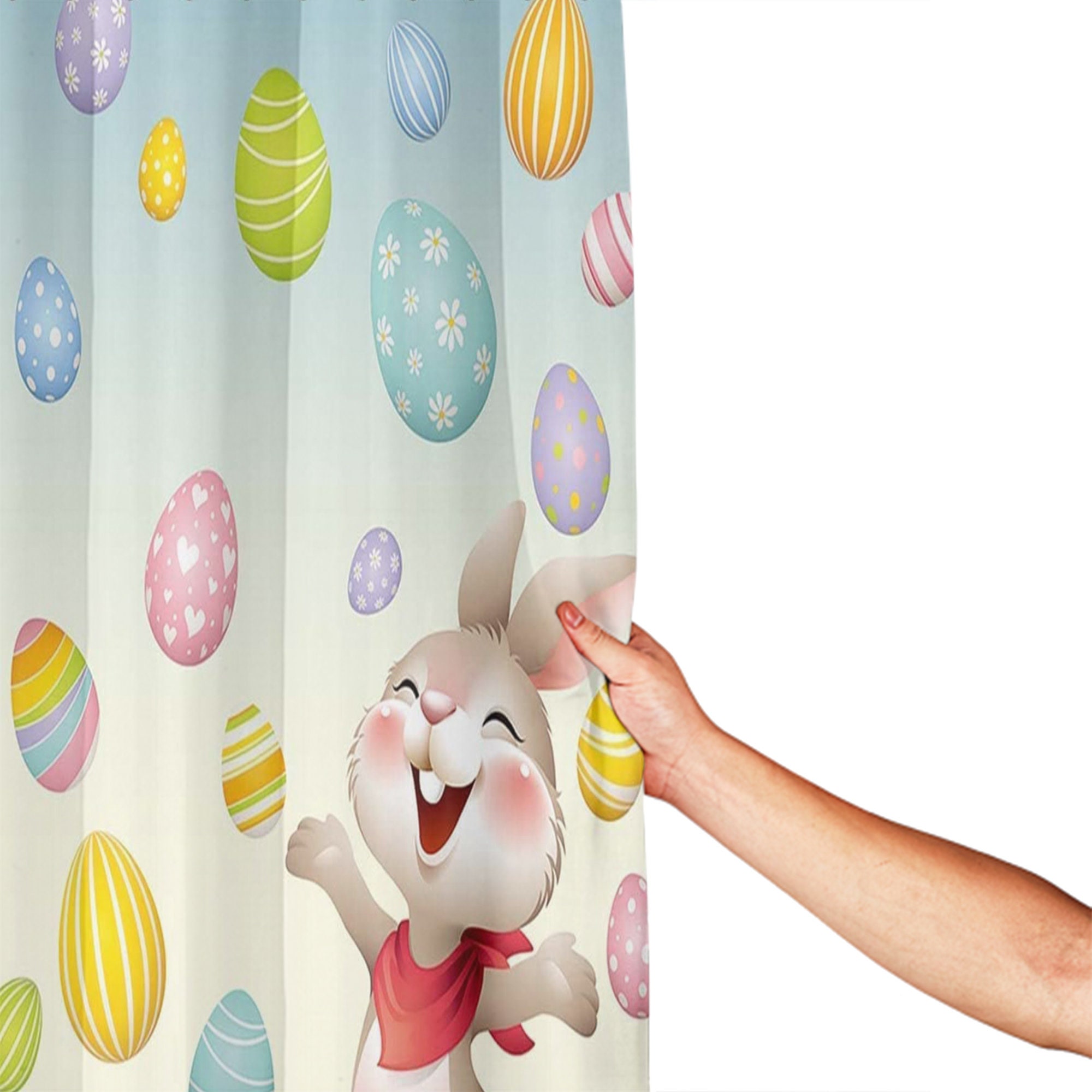 Funny Easter Waterproof Bathroom Shower Curtain for Bathroom