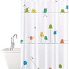 Funny Frog Fabric Shower Curtain - Heavy Duty And Waterproof