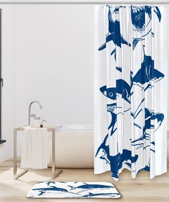 Funny Horse Farm Animal Shower Curtain Kids Bathroom Decor With Cute And Funny Design