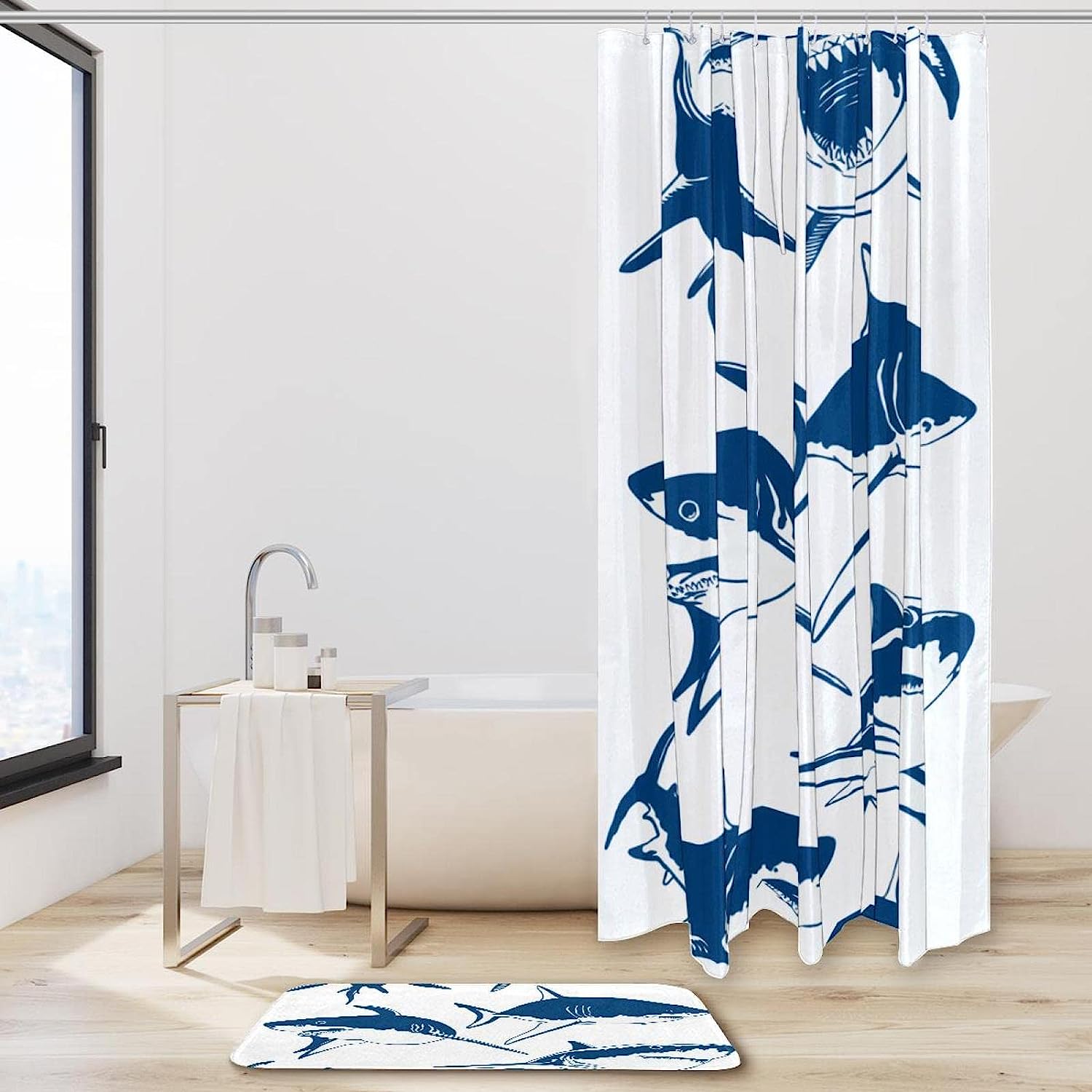 Funny Horse Farm Animal Shower Curtain Kids Bathroom Decor With Cute And Funny Design