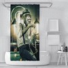 Funny Monkey Billiard Shower Curtain For A Customized Bathroom Decor