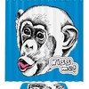 Funny Monkey Waterproof Shower Curtain Bathroom Curtain Unique Print