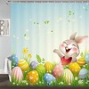 Funny Shower Curtain In Vibrant Colors With Shower Curtain Ideas