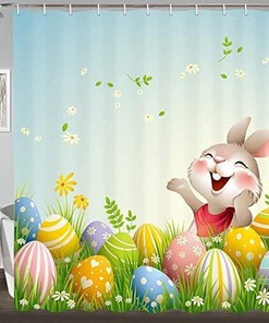 Funny Shower Curtain In Vibrant Colors With Shower Curtain Ideas