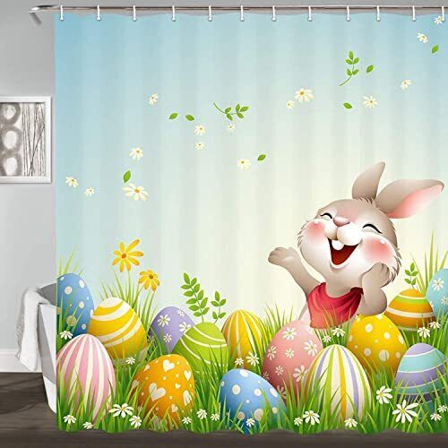 Funny Shower Curtain In Vibrant Colors With Shower Curtain Ideas