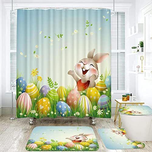 Funny Shower Curtain In Vibrant Colors With Shower Curtain Ideas