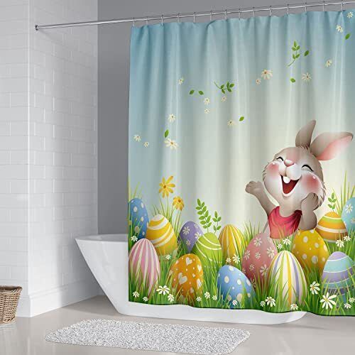Funny Shower Curtain In Vibrant Colors With Shower Curtain Ideas