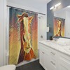 Funny Sloth Retro Movie Shower Curtain Bathroom Decor With Cute And Funny Design 