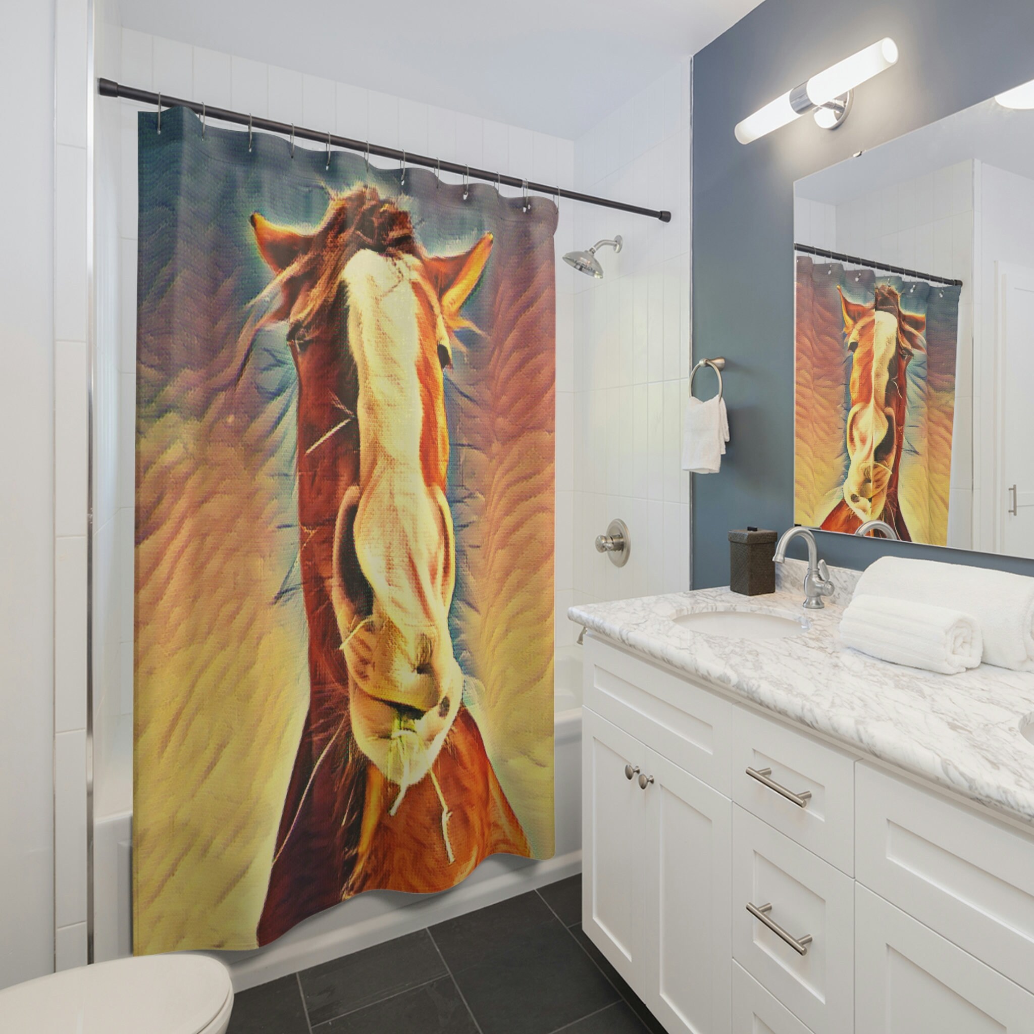 Funny Sloth Retro Movie Shower Curtain Bathroom Decor With Cute And Funny Design