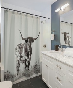 Funny Willie Shower Curtain for Bathroom