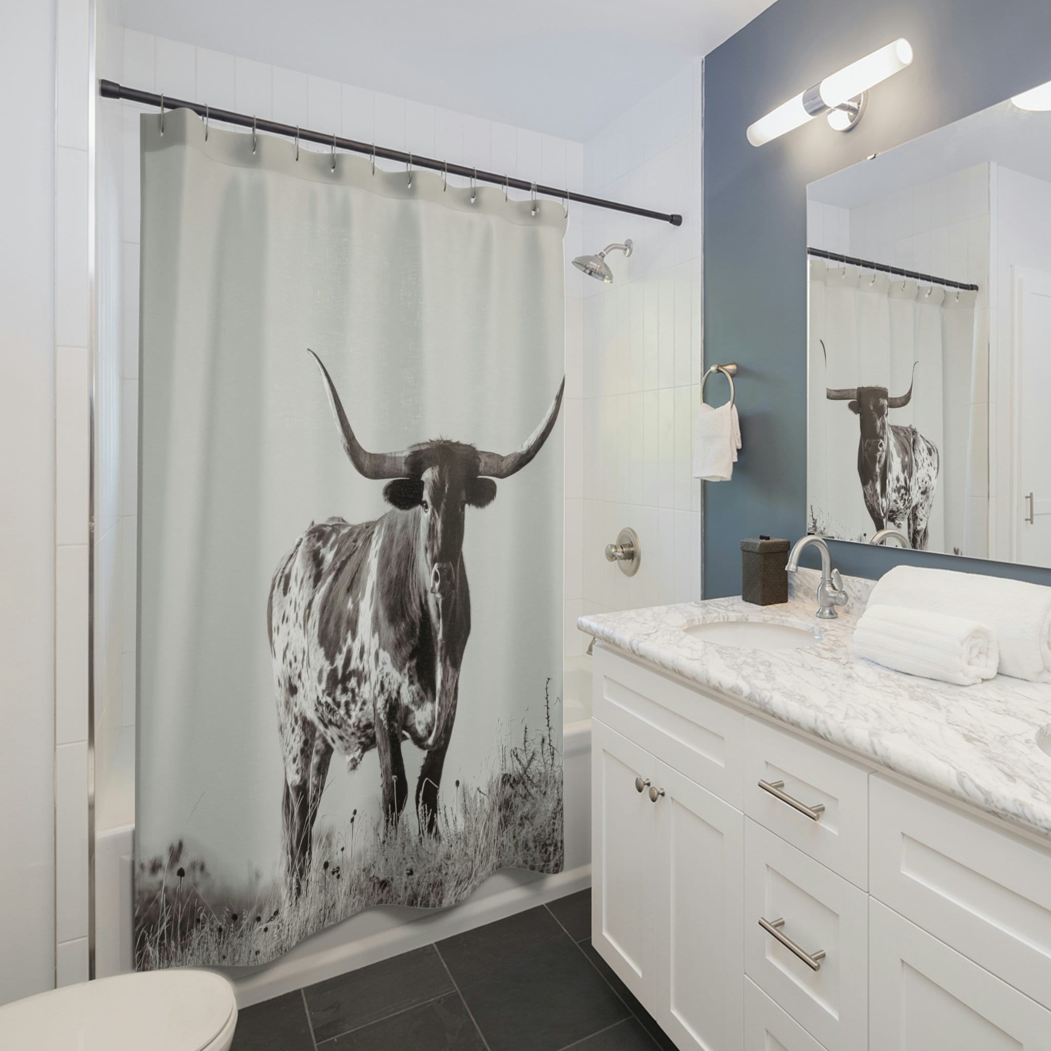 Funny Willie Shower Curtain for Bathroom