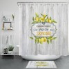 Funny Words Highland Cow Shower Curtain Farm Animal 