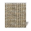 Furry Jaguar Print Shower Curtain - Leopard Print for Bathroom Decor
