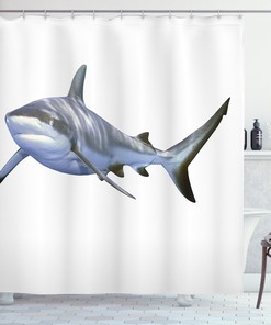 Futuristic Art Large Reef Print Shower Curtain for Your Bathroom