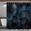 Galaxy Sky Wolf Waterproof Shower Curtain Bathroom Curtain