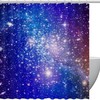 Galaxy Space Stars Fabric Shower Curtain for Bathroom Decor