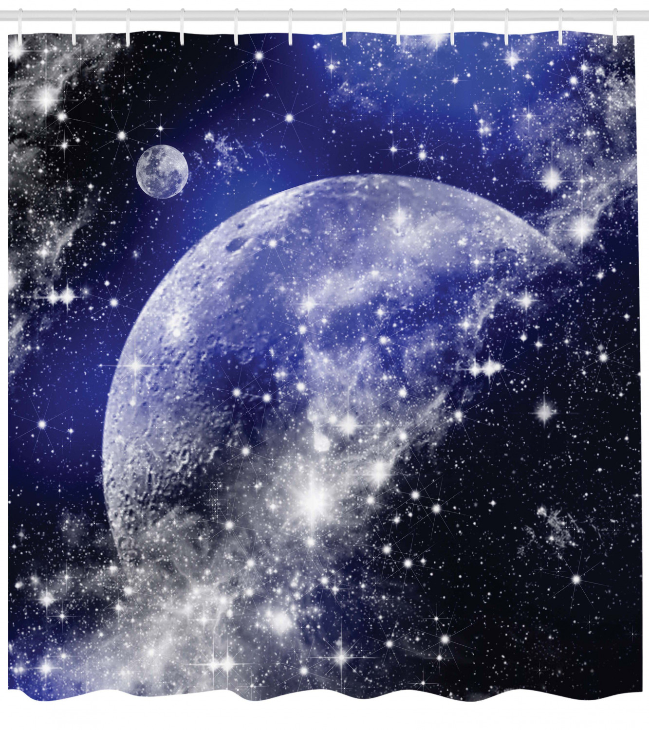 Galaxy Unicorn Shower Curtain Waterproof Fabric Bathroom Decorations