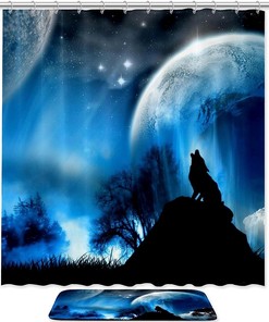 Gallop Horse Shower Curtain Bathroom Decorr Gifts Family