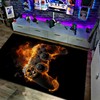 Game Controller Area Rug for Boys' Gaming Room - Full Sized Personalized Gaming Carpet for Boys M01