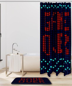 Game Over, Waterproof Shower Curtain For Bathroom